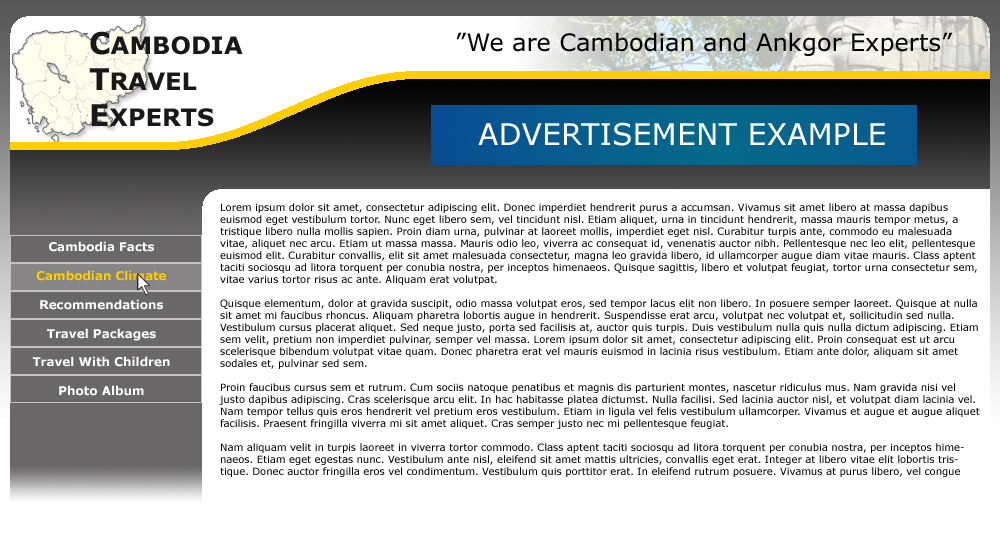Cambodia Travel Experts Layout